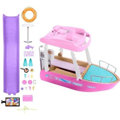 Brinquedo Barbie Estate Barco Cruzeiro dos Sonhos com 20 Peças Mattel