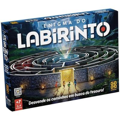 Jogo de Tabuleiro Enigma do Labirinto Tabuleiro Circular Grow
