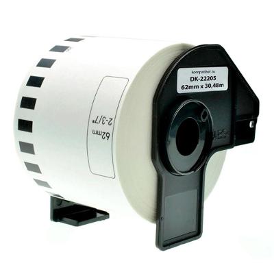 Etiqueta Contínua Brother DK2205 62MM X 30,48M Branca