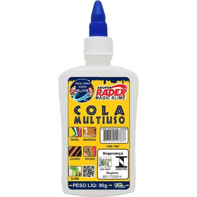 Cola para Slime Transparente 90g Multiuso Radex