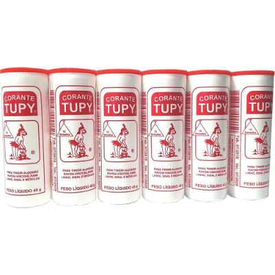 Corante em Pó Vermelho para Algodão e Fibras Naturais Corante Tupy