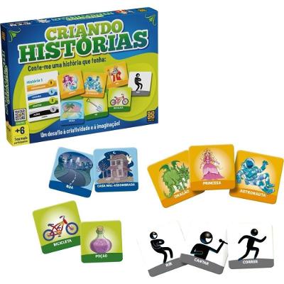 Jogo de Tabuleiro Criando Historias Criatividade Grow