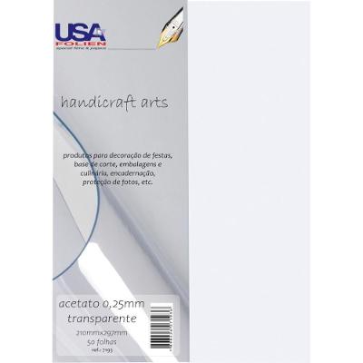 Capa para Encadernação Usa Folien A4 Acetato Cristal Transparente