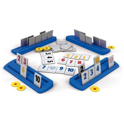 Jogo de Tabuleiro Rummikub Jr Infantil com Sequências Numéricas Grow