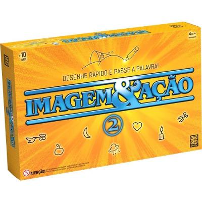 Jogo de Tabuleiro Imagem e Ação 2 com 2400 Palavras para Desenhar Grow