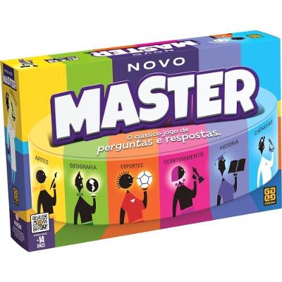 Jogo de Tabuleiro Master Perguntas e Respostas 2.000 Questões Grow