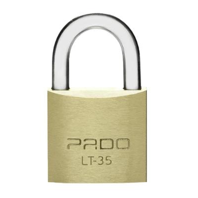 Cadeado Convencional E-35 35MM Latão Maciço e Aço Inoxidável Pado