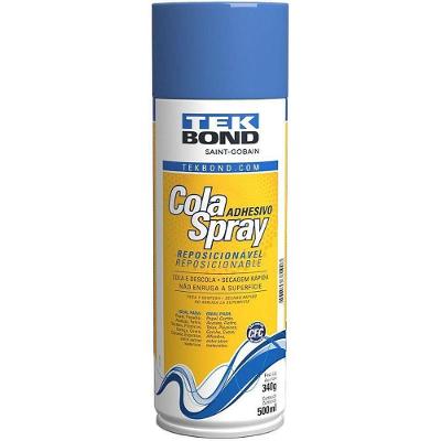 Cola Spray Reposicionável Tekbond 500ML Multiuso