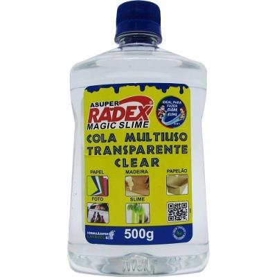 Cola para Slime Transparente 500g Multiuso Radex