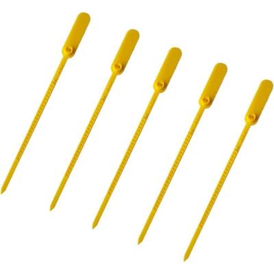 Lacre para Malote Espinha de Peixe 23cm Polipropileno Amarelo Tykheplas