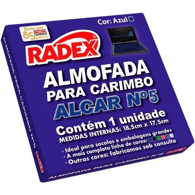 Almofada para Carimbo Radex N.5 Gigante Azul