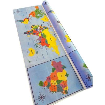 Painel Educativo Supper Mapa Mundi Pi TNT Estampado 40g 1,40m 25M