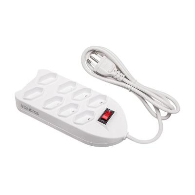 Protetor Eletrônico EPE 1008+ 8 Tomadas Dupla Proteção Branco Intelbras