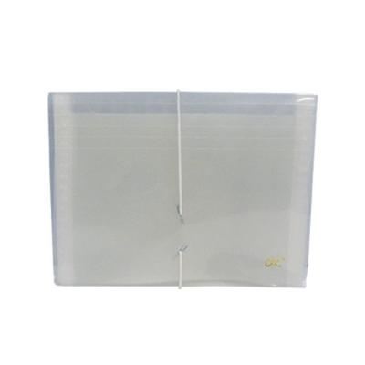 Pasta Sanfonada DAC Plástica Duplicata 12 Divisões Transparente