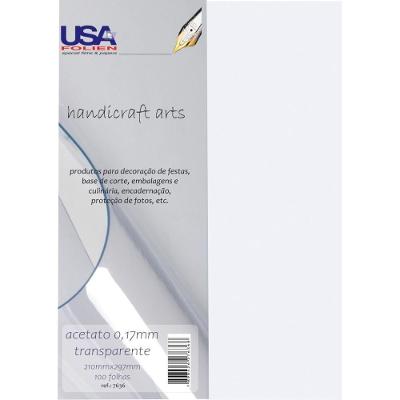 Capa para Encadernação Usa Folien Acetato Cristal A4 0,17mm