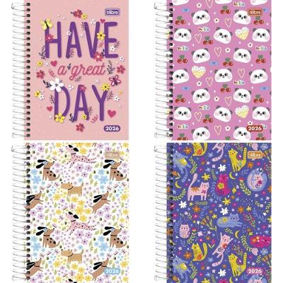 Agenda Tilibra Pepper Feminina 2023 Capa Dura 160 Folhas