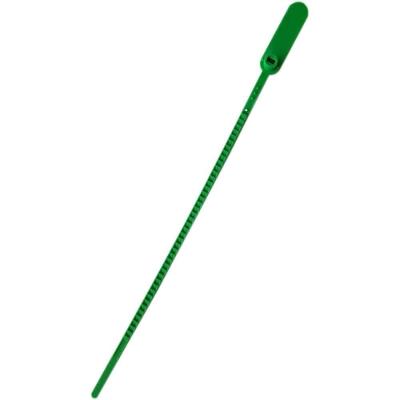 Lacre para Malote Verde Escada PP 23cm Polipropileno Tykheplas
