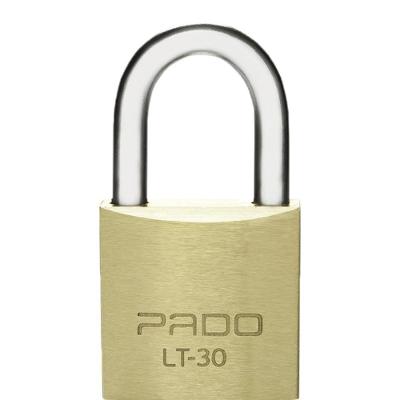 Cadeado Convencional LT-30 Latão Maciço Haste em Aço 30mm Pado