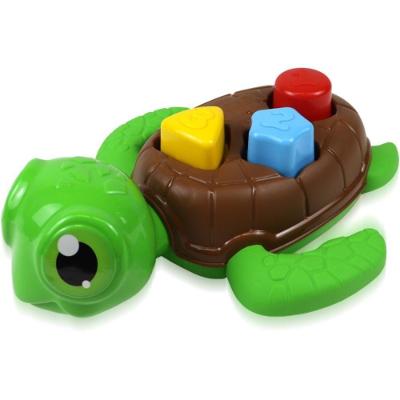 Brinquedo Educativo Baby Tuguita com Cubos Didáticos Verde Maral