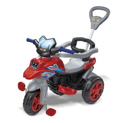 Moto Trail para Bebê com Som Adaptável 2 Fases 30kg Vermelha Maral