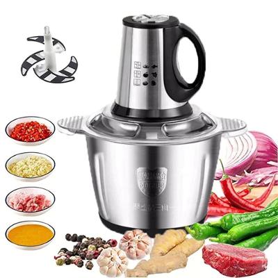 Processador de Alimentos Elétrico 3 Funções 3 Velocidades 1800W Inox