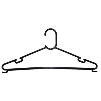Kit 60 Cabides Redondos Adulto Reforçados Atóxicos Guarda Roupa Preto