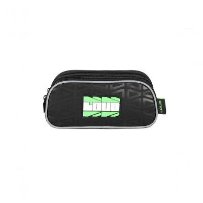 Estojo Triplo Luxcel Loud ET50255LD Masculino Poliéster Verde