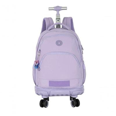 Mochila com Rodas Up4you MC49674UP Poliéster 46x34x22CM Roxo Feminina