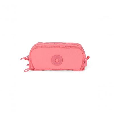 Estojo Escolar Up4you ET49678UP Tres Compartimentos 2L Poliester Coral