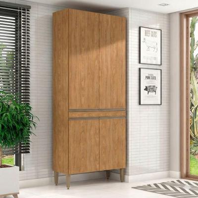 Paneleiro para Cozinha Modulada Paris 4 Portas MDP 80cm Freijó Menu Móveis