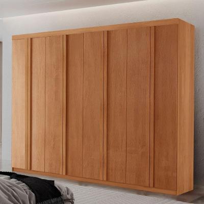 Guarda Roupa Casal Ortiz Mdf Com 8 Portas 4 Gavetas Sem Pés