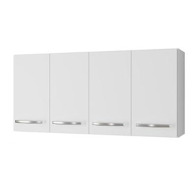 Armario Aereo 120 Cm 4p Mara Mobbs Branco