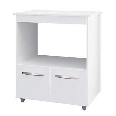 Balcao Multiuso C- Tampo 83 Cm 2p Angela Mobbs Branco