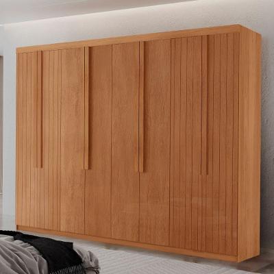 Guarda Roupa Casal Rio Mdf Com 8 Portas 4 Gavetas Moderna