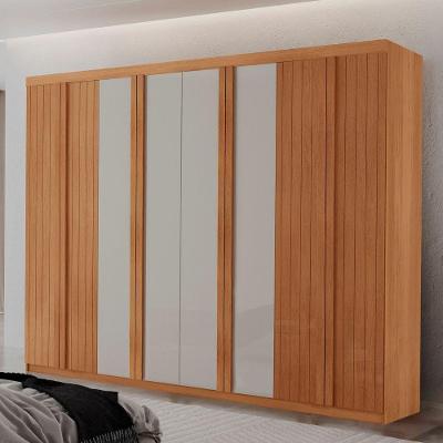 Guarda Roupa Casal Toquio Mdf 8 Portas 4 Gavetas Moderna