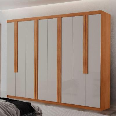 Guarda Roupa Casal Persia Mdf 8 Portas 4 Gavetas Moderna