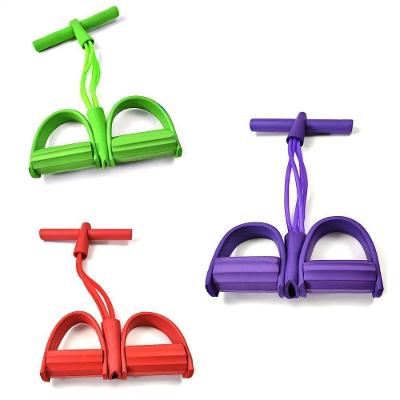 Elástico Extensor Tube Fit Multifuncional Suporte para Pés Fitness