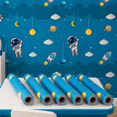 Kit 6 Rolos Adesivo Decorativo Espacial 5mx45cm 13,5m2 Autocolante Marrom