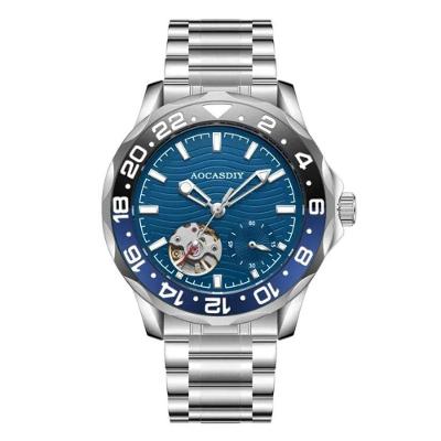 Relogio de Pulso Masculino Alta Gama Design Classico Analogico Aco Inox Azul Luminoso Coca-Cola