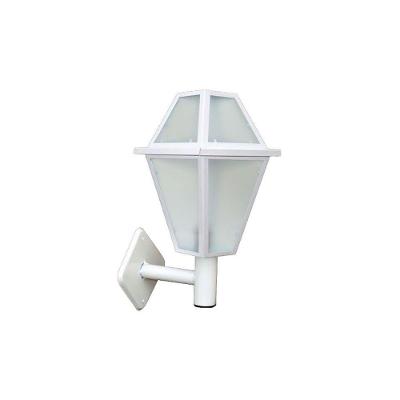 Luminária de Parede Imperial Braço Reto Alumínio Branco 38cm Ouro Minas