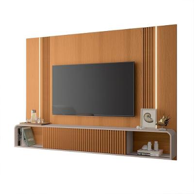 Home Suspenso Empire G26 para TV Até 85 Polegadas 219cm MDF-MDP com LED Off White Gran Belo