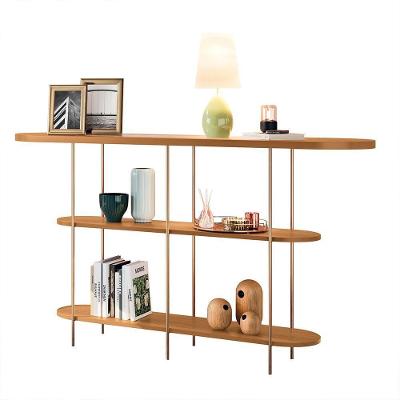 Aparador Infinity G26 Sala de Estar Tampo em Vidro MDF 135cm Marrom Gran Belo