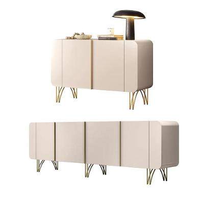 Conjunto de Buffets Bambino Virginia 4 Portas MDF MDP Off White Gran Belo