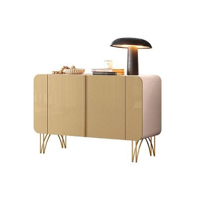 Buffet Decorativo Benvenuto G26 2 Portas MDP MDF Off White Champagne Gran Belo