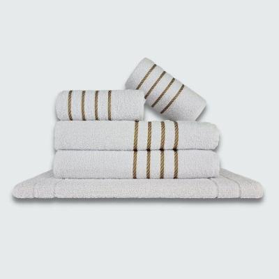 Jogo de Toalha Montreal 100% Algodão Macio Alta Absorção Branco
