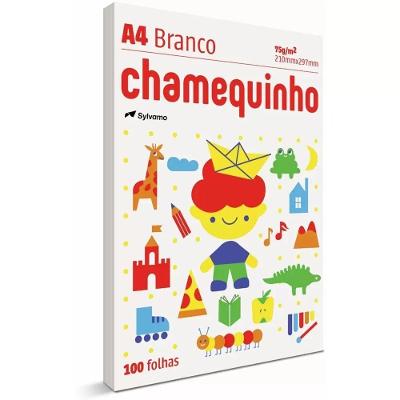 Papel A4 Chamequinho 75g-m2 100 Folhas Branco