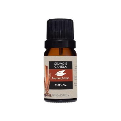 Essência Oleosa Cravo e Canela 10ML para Difusores Amazônia Aromas