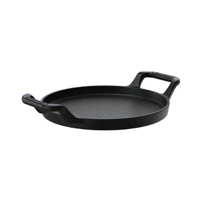 Bifeteira Redonda Ferro Fundido 22cm Servir Porção Preto Libaneza