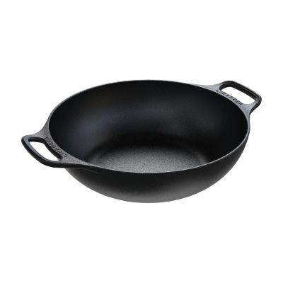 Frigideira Wok 2 Alças Ferro Fundido 36CM sem Tampa Libaneza