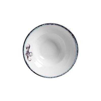 Bowl Mini Cereal Atlântica em Cerâmica Design Náutico Cerâmica Scalla